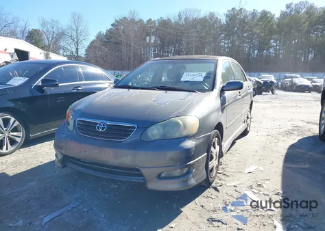 2005 Toyota Corolla S из США, поврежденный, VIN 2T1BR32EX5C400573